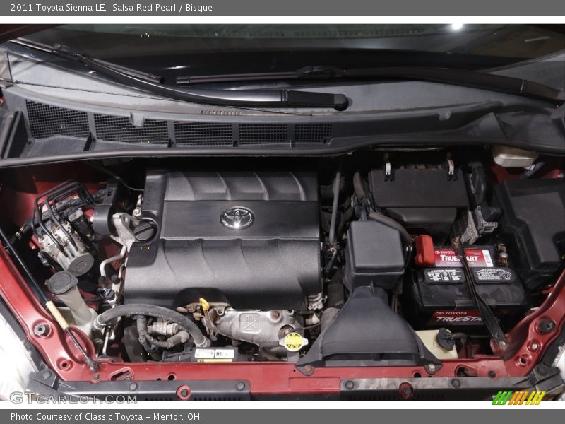 Salsa Red Pearl / Bisque 2011 Toyota Sienna LE