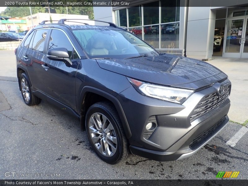 Magnetic Gray Metallic / Light Gray 2020 Toyota RAV4 Limited AWD