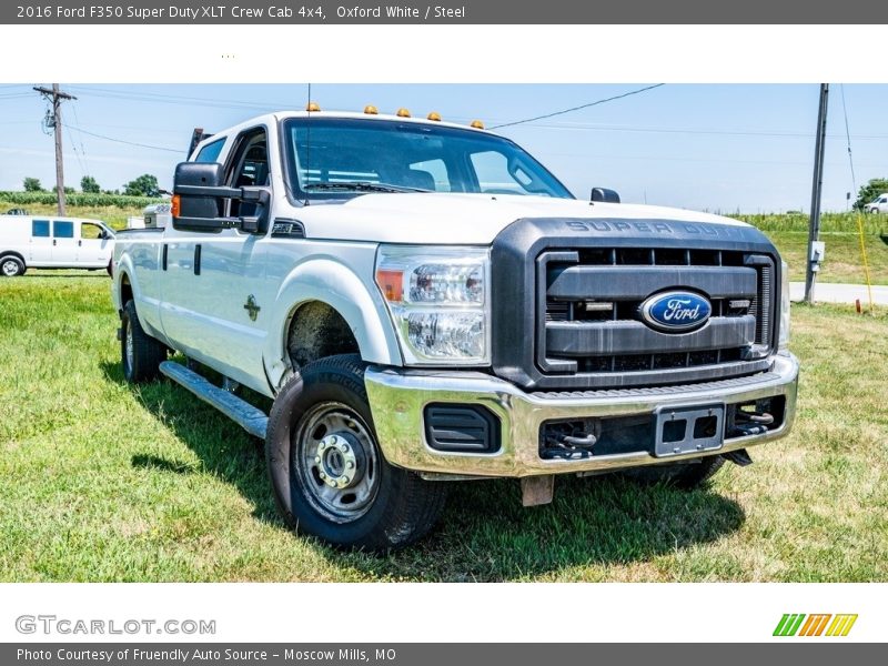 Oxford White / Steel 2016 Ford F350 Super Duty XLT Crew Cab 4x4