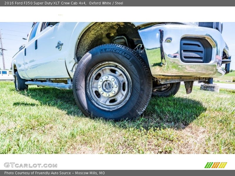 Oxford White / Steel 2016 Ford F350 Super Duty XLT Crew Cab 4x4