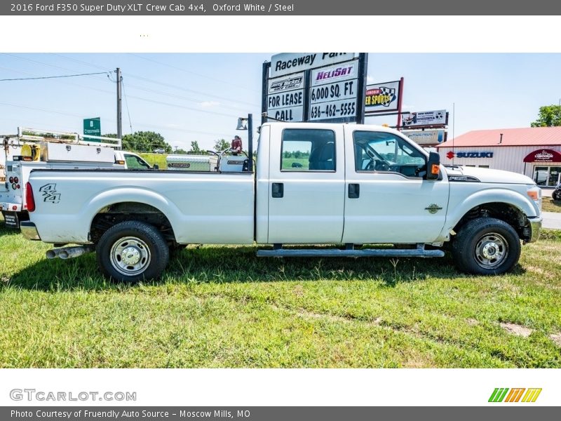 Oxford White / Steel 2016 Ford F350 Super Duty XLT Crew Cab 4x4