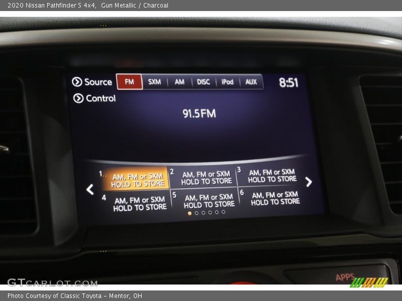 Gun Metallic / Charcoal 2020 Nissan Pathfinder S 4x4