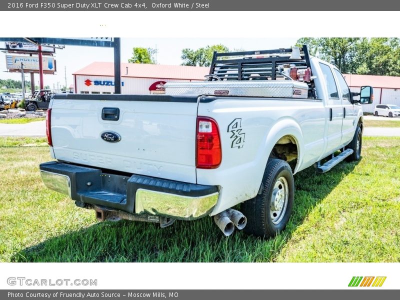 Oxford White / Steel 2016 Ford F350 Super Duty XLT Crew Cab 4x4