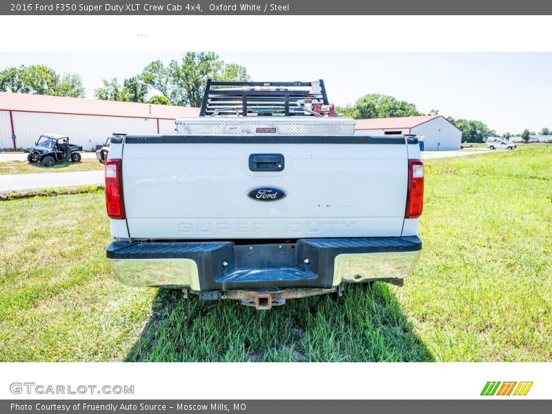 Oxford White / Steel 2016 Ford F350 Super Duty XLT Crew Cab 4x4