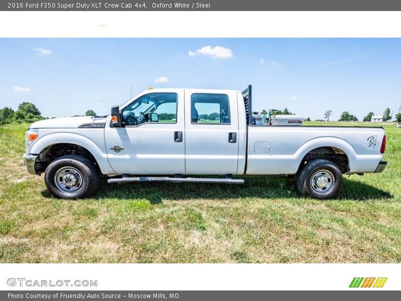Oxford White / Steel 2016 Ford F350 Super Duty XLT Crew Cab 4x4