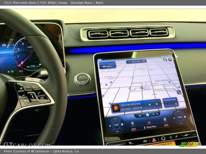 Obsidian Black / Black 2022 Mercedes-Benz S 500 4Matic Sedan
