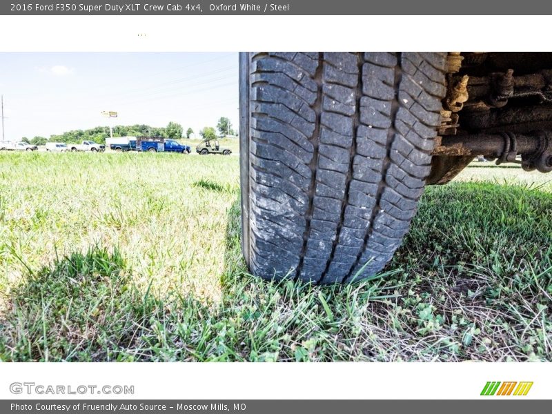 Oxford White / Steel 2016 Ford F350 Super Duty XLT Crew Cab 4x4