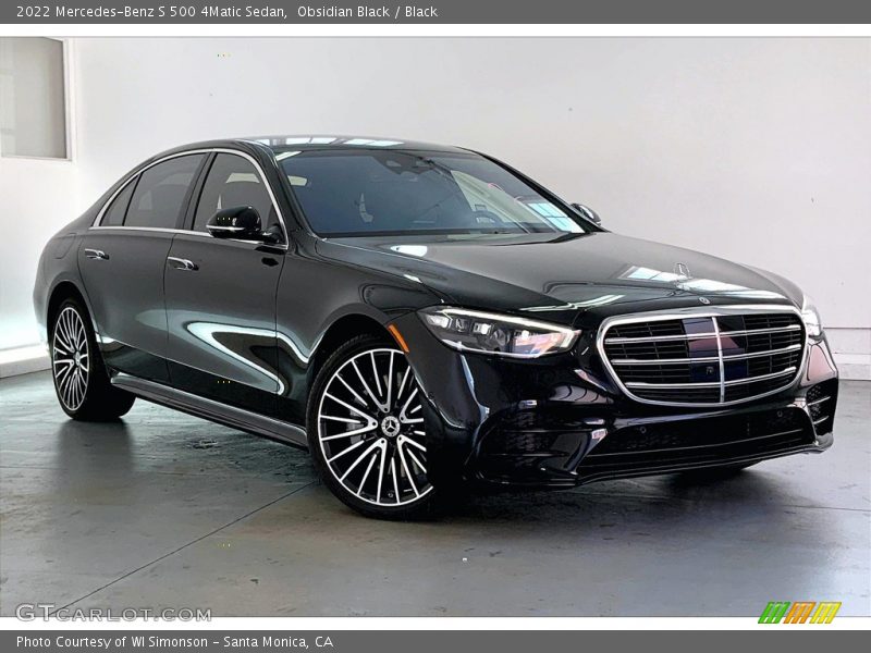 Obsidian Black / Black 2022 Mercedes-Benz S 500 4Matic Sedan