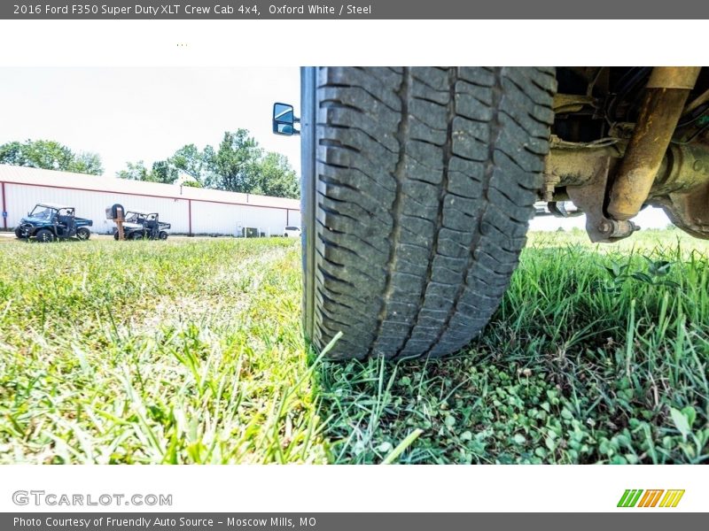 Oxford White / Steel 2016 Ford F350 Super Duty XLT Crew Cab 4x4