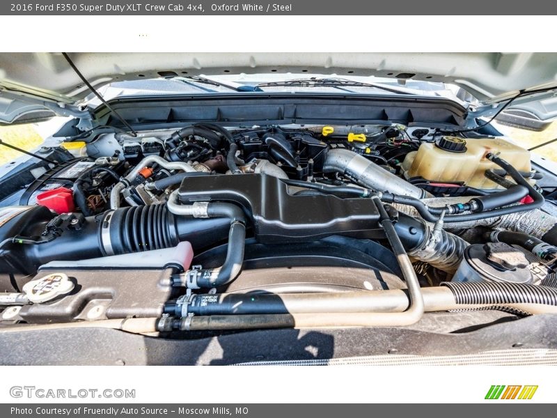 Oxford White / Steel 2016 Ford F350 Super Duty XLT Crew Cab 4x4