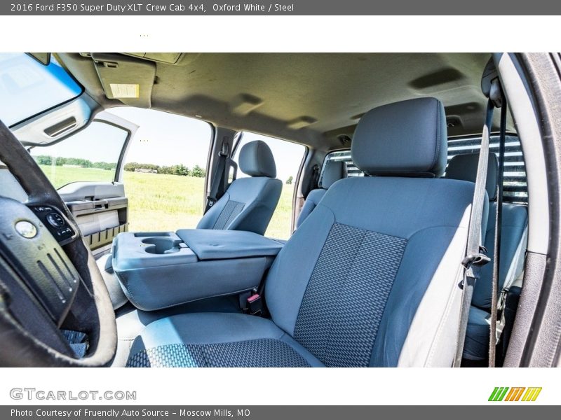 Oxford White / Steel 2016 Ford F350 Super Duty XLT Crew Cab 4x4
