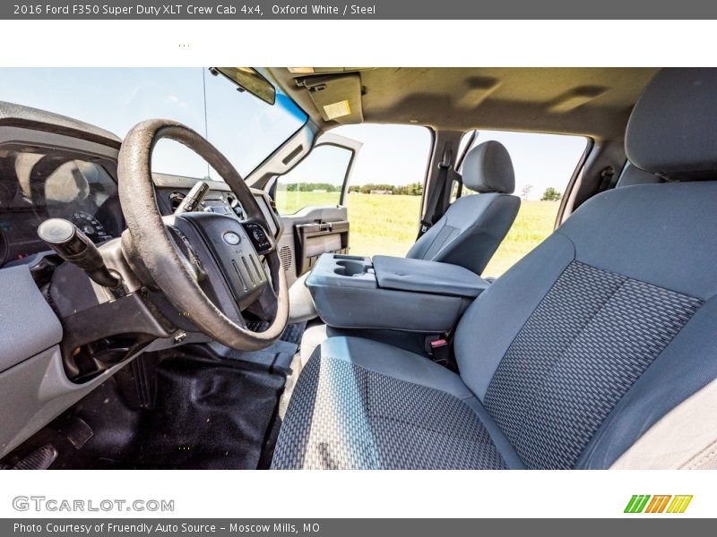 Oxford White / Steel 2016 Ford F350 Super Duty XLT Crew Cab 4x4