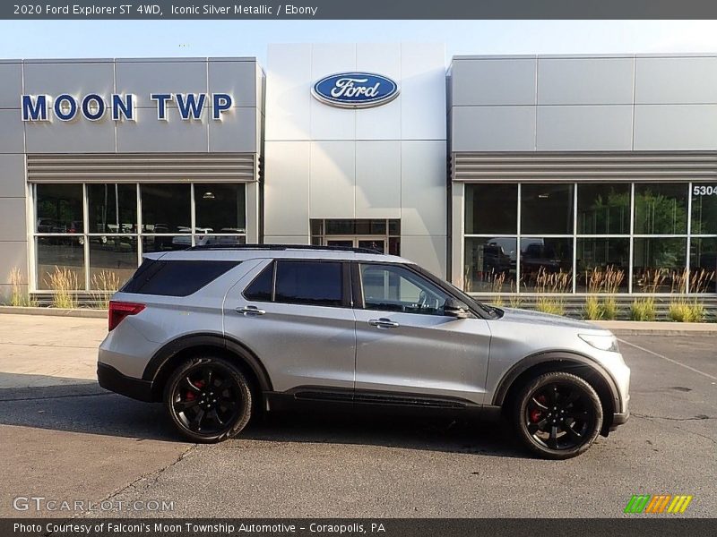 Iconic Silver Metallic / Ebony 2020 Ford Explorer ST 4WD