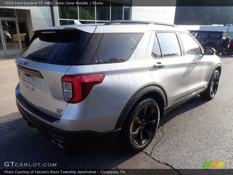 Iconic Silver Metallic / Ebony 2020 Ford Explorer ST 4WD