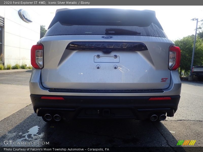 Iconic Silver Metallic / Ebony 2020 Ford Explorer ST 4WD