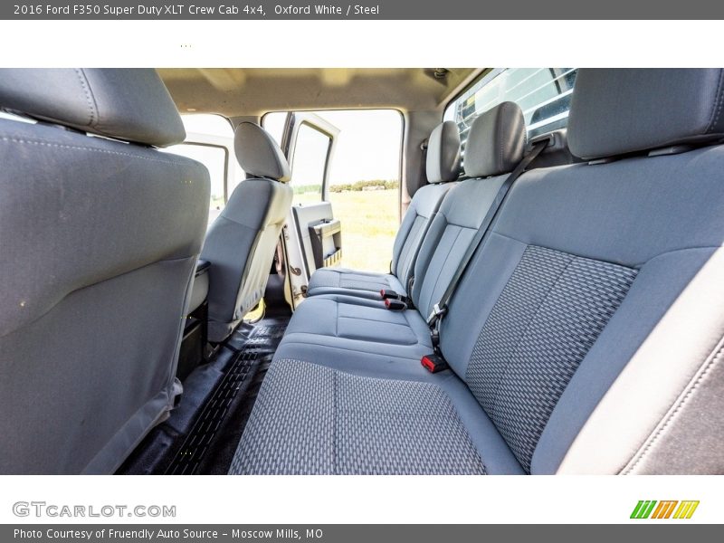Oxford White / Steel 2016 Ford F350 Super Duty XLT Crew Cab 4x4