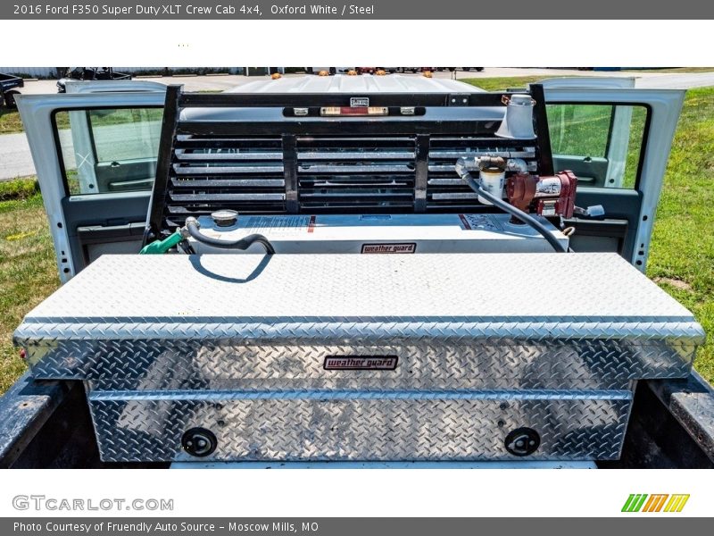 Oxford White / Steel 2016 Ford F350 Super Duty XLT Crew Cab 4x4