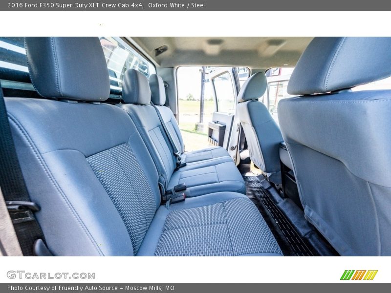 Oxford White / Steel 2016 Ford F350 Super Duty XLT Crew Cab 4x4