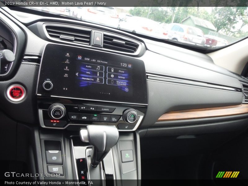 Molten Lava Pearl / Ivory 2019 Honda CR-V EX-L AWD
