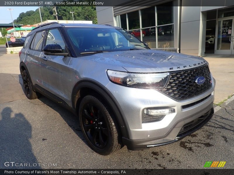 Iconic Silver Metallic / Ebony 2020 Ford Explorer ST 4WD