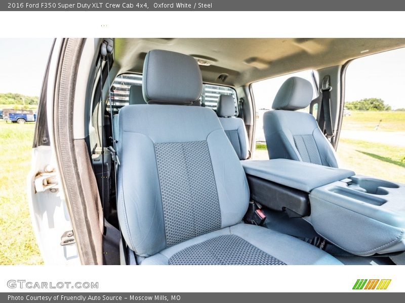 Oxford White / Steel 2016 Ford F350 Super Duty XLT Crew Cab 4x4