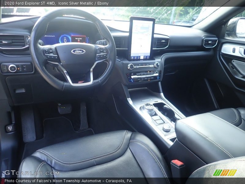 Iconic Silver Metallic / Ebony 2020 Ford Explorer ST 4WD