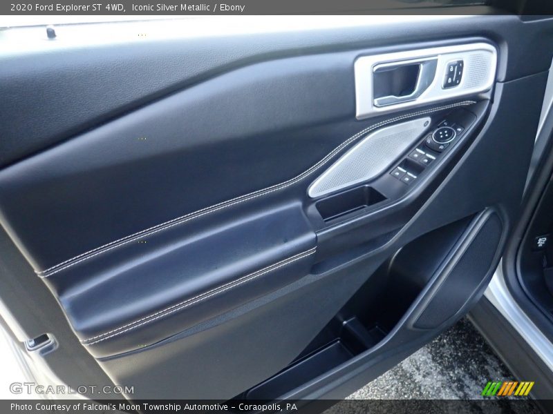 Iconic Silver Metallic / Ebony 2020 Ford Explorer ST 4WD