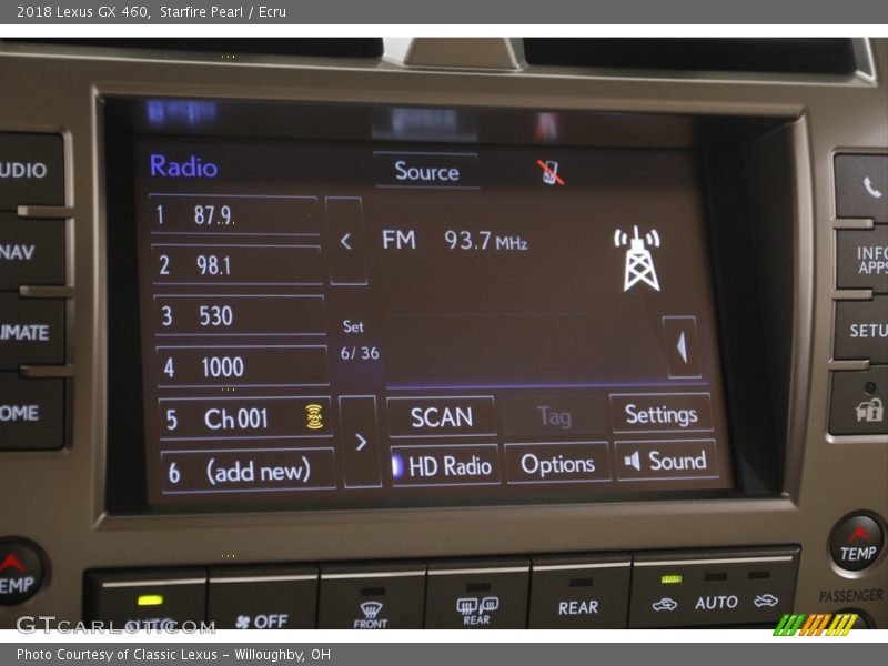 Starfire Pearl / Ecru 2018 Lexus GX 460