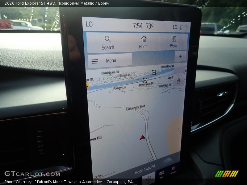 Iconic Silver Metallic / Ebony 2020 Ford Explorer ST 4WD