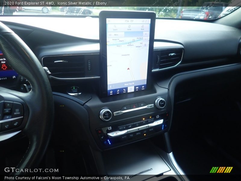 Iconic Silver Metallic / Ebony 2020 Ford Explorer ST 4WD