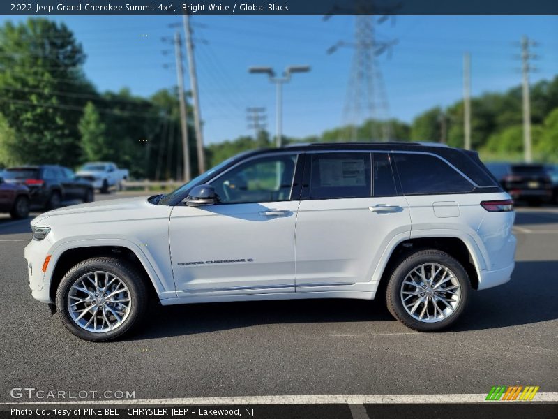 Bright White / Global Black 2022 Jeep Grand Cherokee Summit 4x4