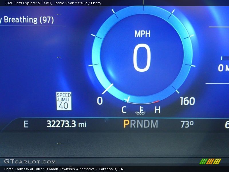 Iconic Silver Metallic / Ebony 2020 Ford Explorer ST 4WD
