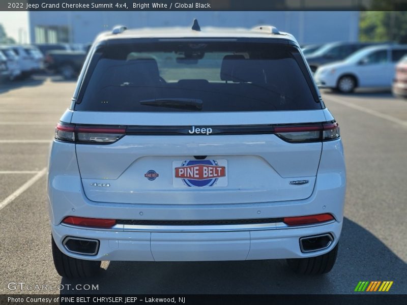 Bright White / Global Black 2022 Jeep Grand Cherokee Summit 4x4