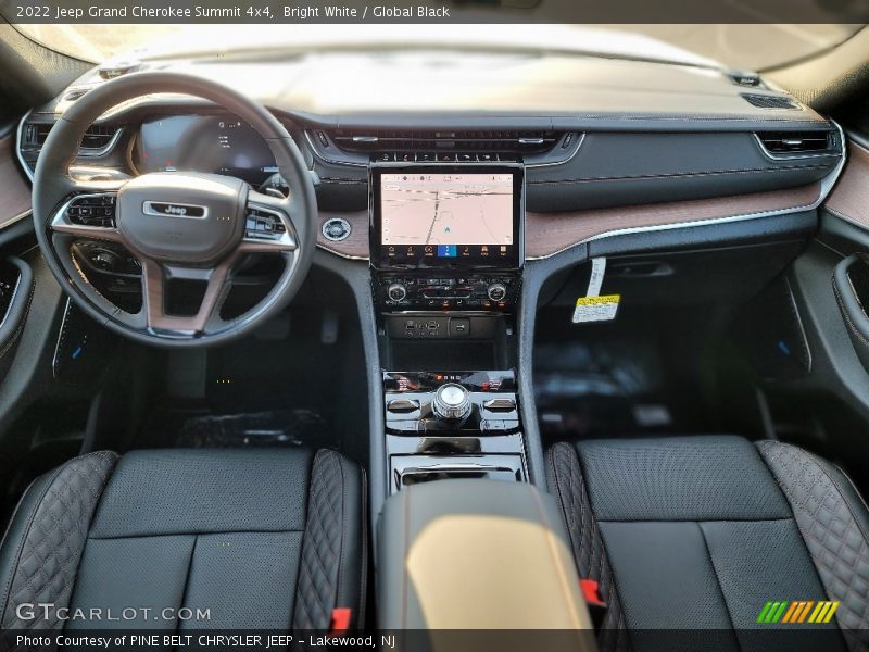 Bright White / Global Black 2022 Jeep Grand Cherokee Summit 4x4