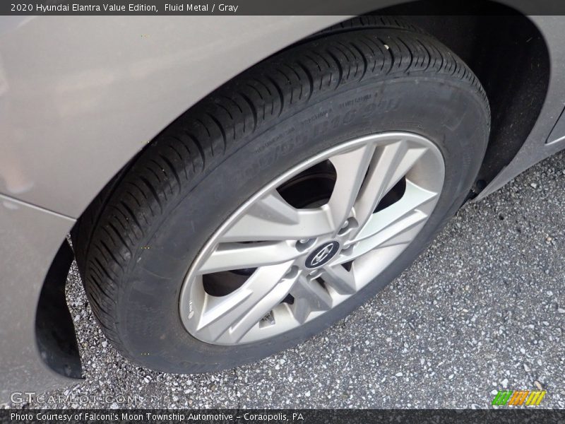 Fluid Metal / Gray 2020 Hyundai Elantra Value Edition