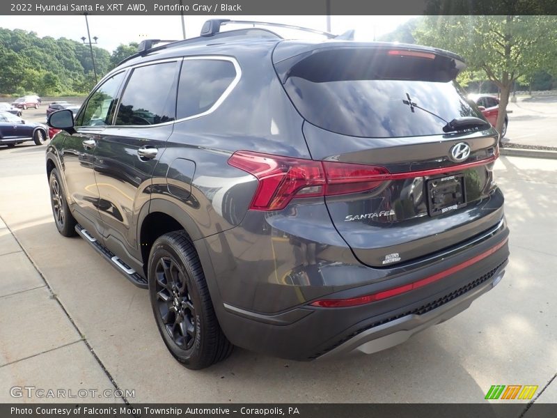 Portofino Gray / Black 2022 Hyundai Santa Fe XRT AWD