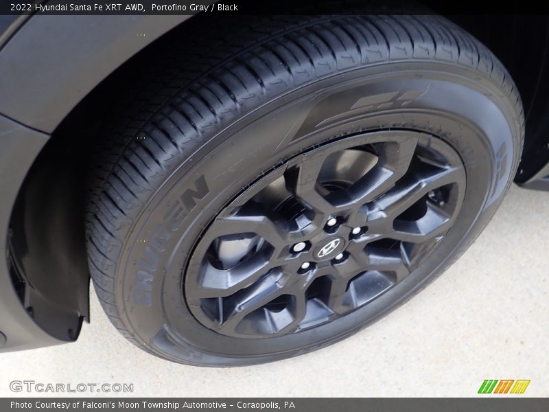 Portofino Gray / Black 2022 Hyundai Santa Fe XRT AWD