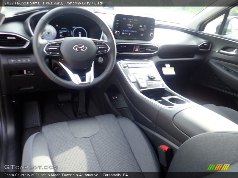 Portofino Gray / Black 2022 Hyundai Santa Fe XRT AWD