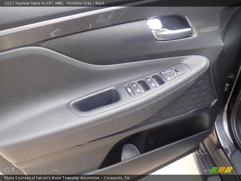 Portofino Gray / Black 2022 Hyundai Santa Fe XRT AWD