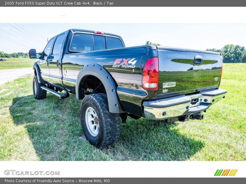 Black / Tan 2005 Ford F350 Super Duty XLT Crew Cab 4x4