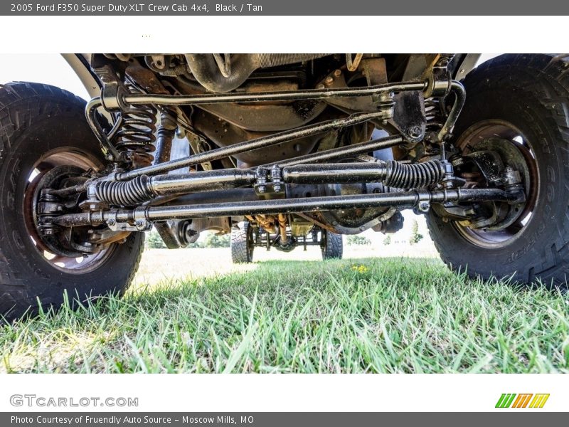 Black / Tan 2005 Ford F350 Super Duty XLT Crew Cab 4x4