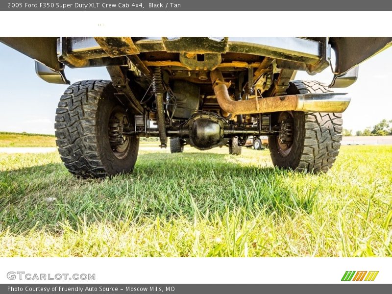 Black / Tan 2005 Ford F350 Super Duty XLT Crew Cab 4x4