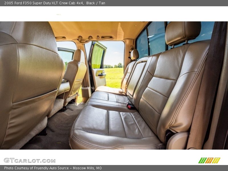 Black / Tan 2005 Ford F350 Super Duty XLT Crew Cab 4x4