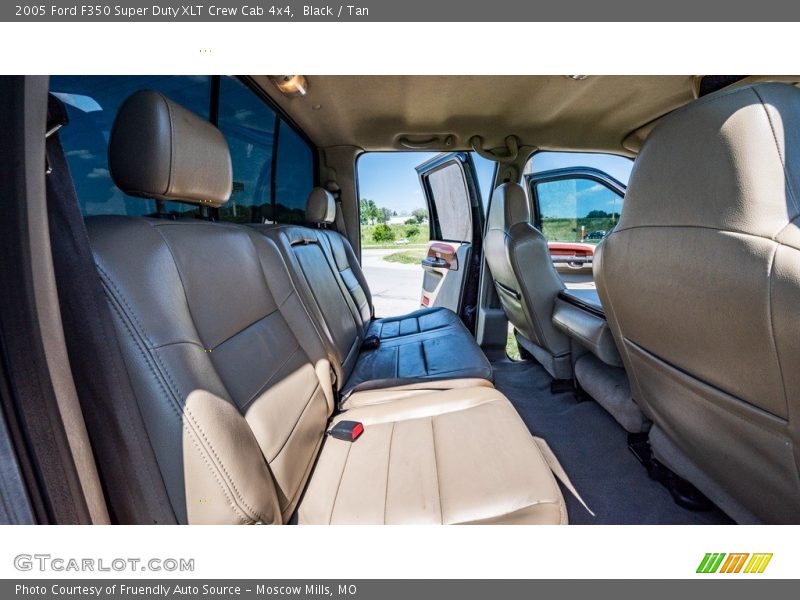 Black / Tan 2005 Ford F350 Super Duty XLT Crew Cab 4x4