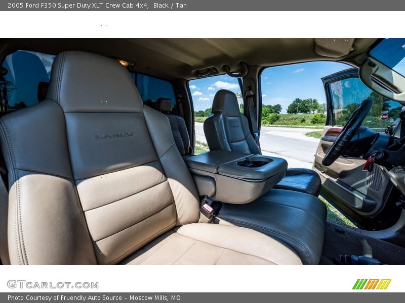 Black / Tan 2005 Ford F350 Super Duty XLT Crew Cab 4x4