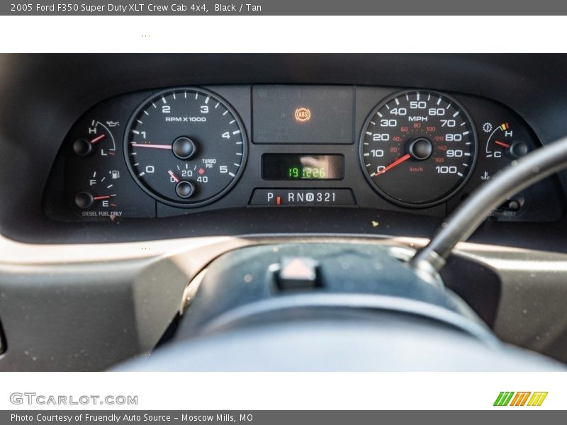 Black / Tan 2005 Ford F350 Super Duty XLT Crew Cab 4x4
