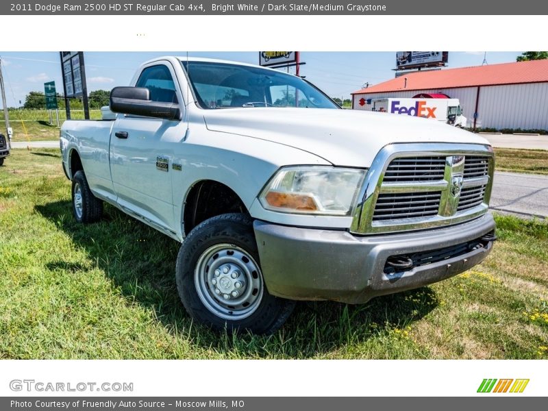 Bright White / Dark Slate/Medium Graystone 2011 Dodge Ram 2500 HD ST Regular Cab 4x4