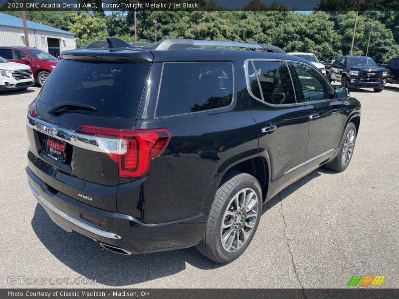 Ebony Twilight Metallic / Jet Black 2020 GMC Acadia Denali AWD