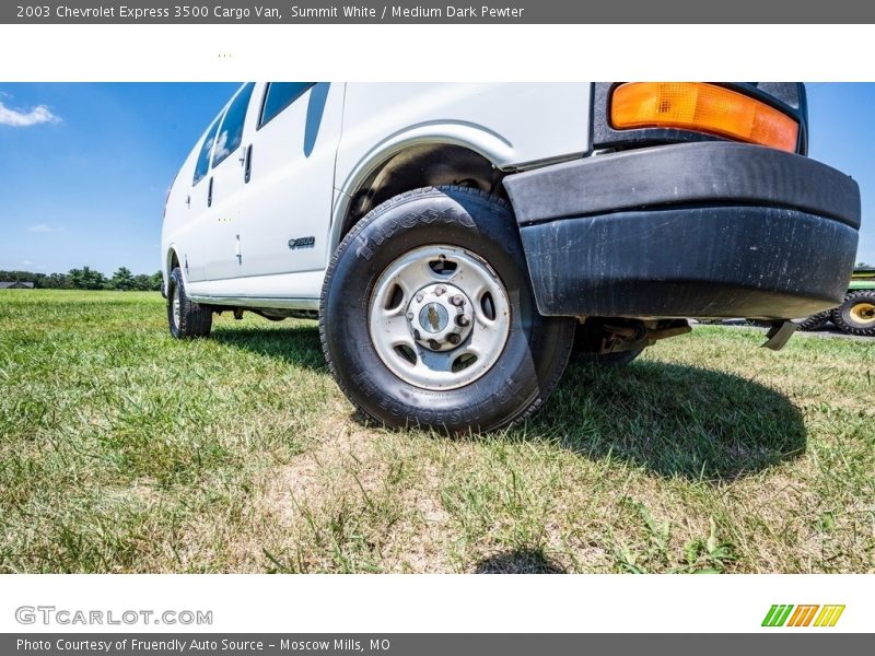 Summit White / Medium Dark Pewter 2003 Chevrolet Express 3500 Cargo Van