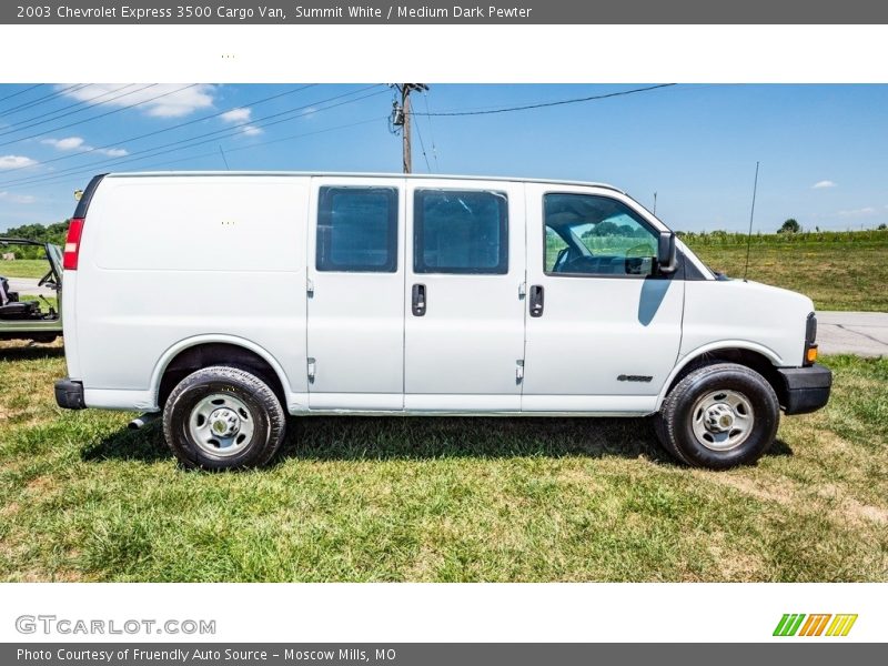 Summit White / Medium Dark Pewter 2003 Chevrolet Express 3500 Cargo Van